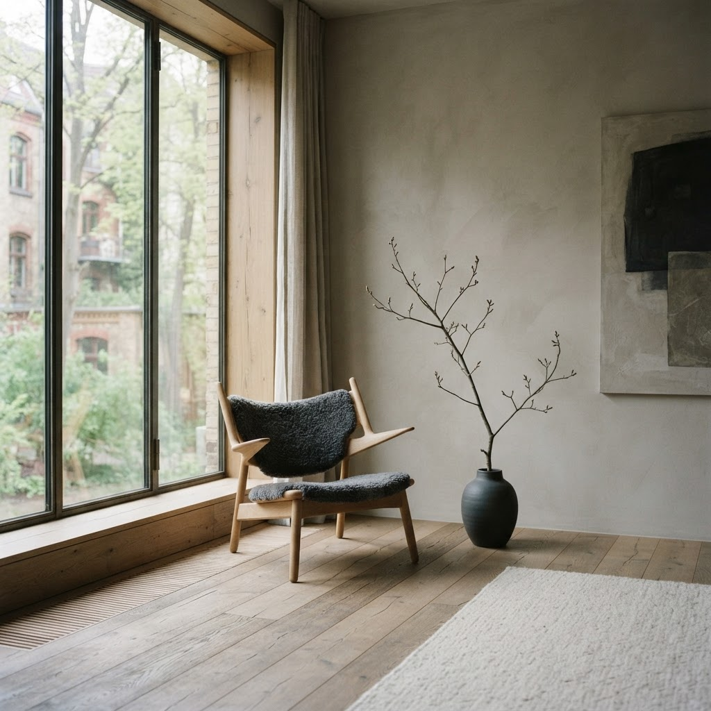 Quiet, light-filled residential interior